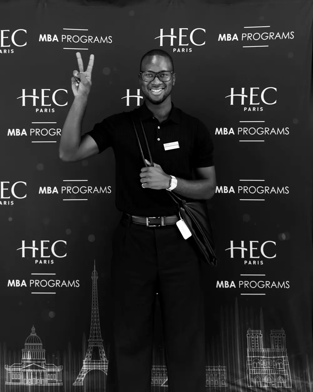 Mbacké at the HEC Paris MBA welcome event